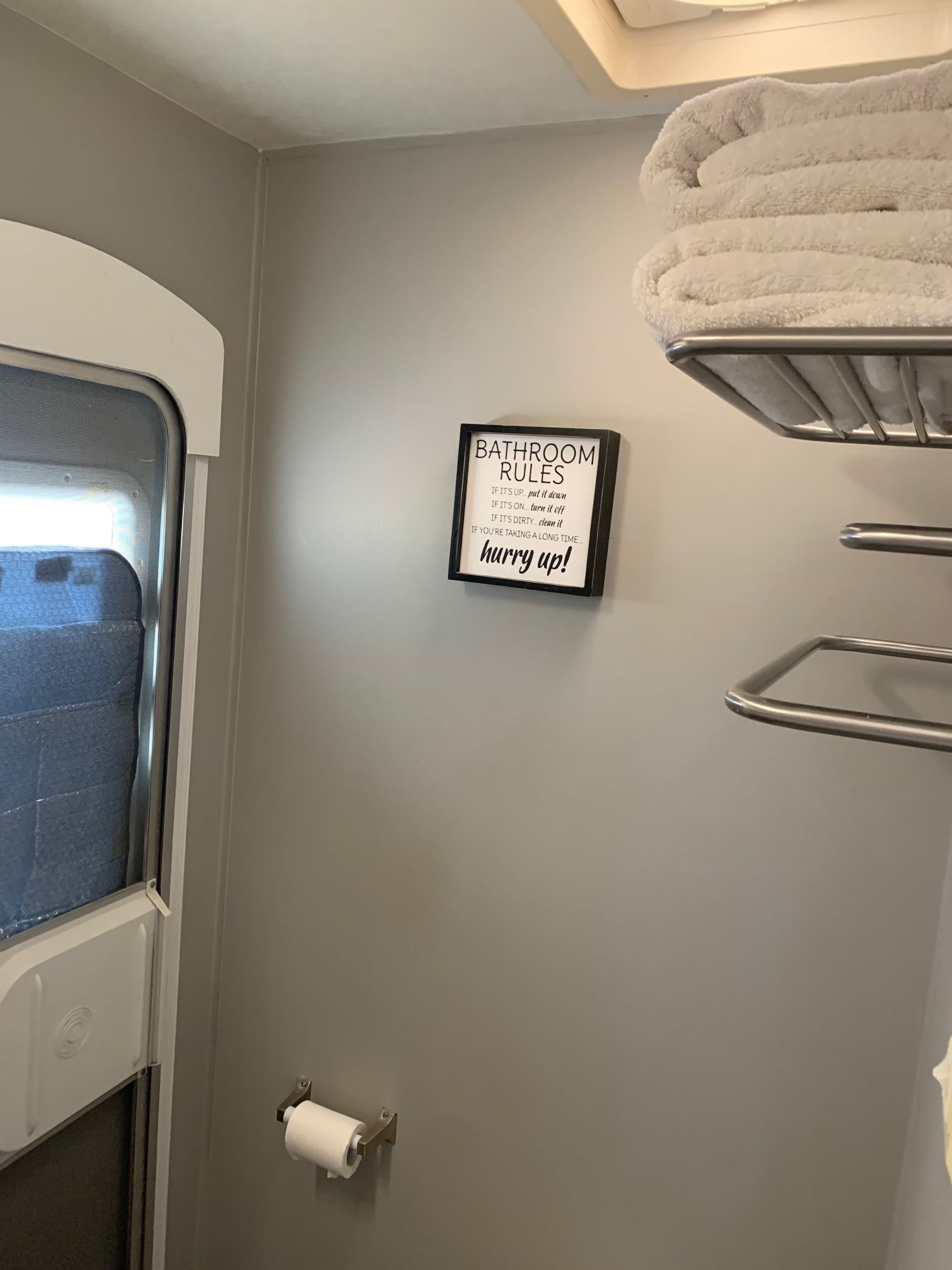 Bathroom vanity with butcher block counter
