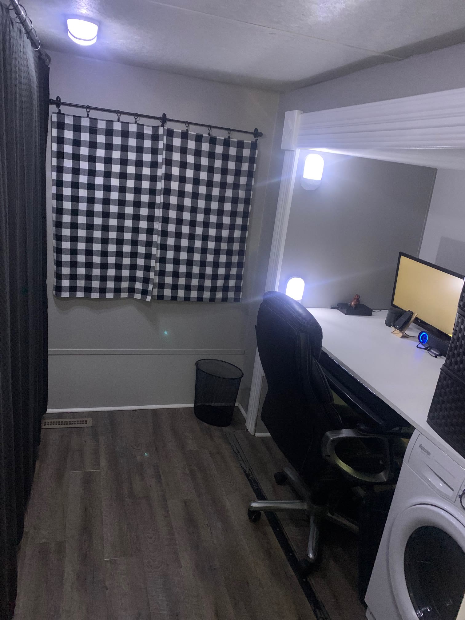 Back room converted to home office